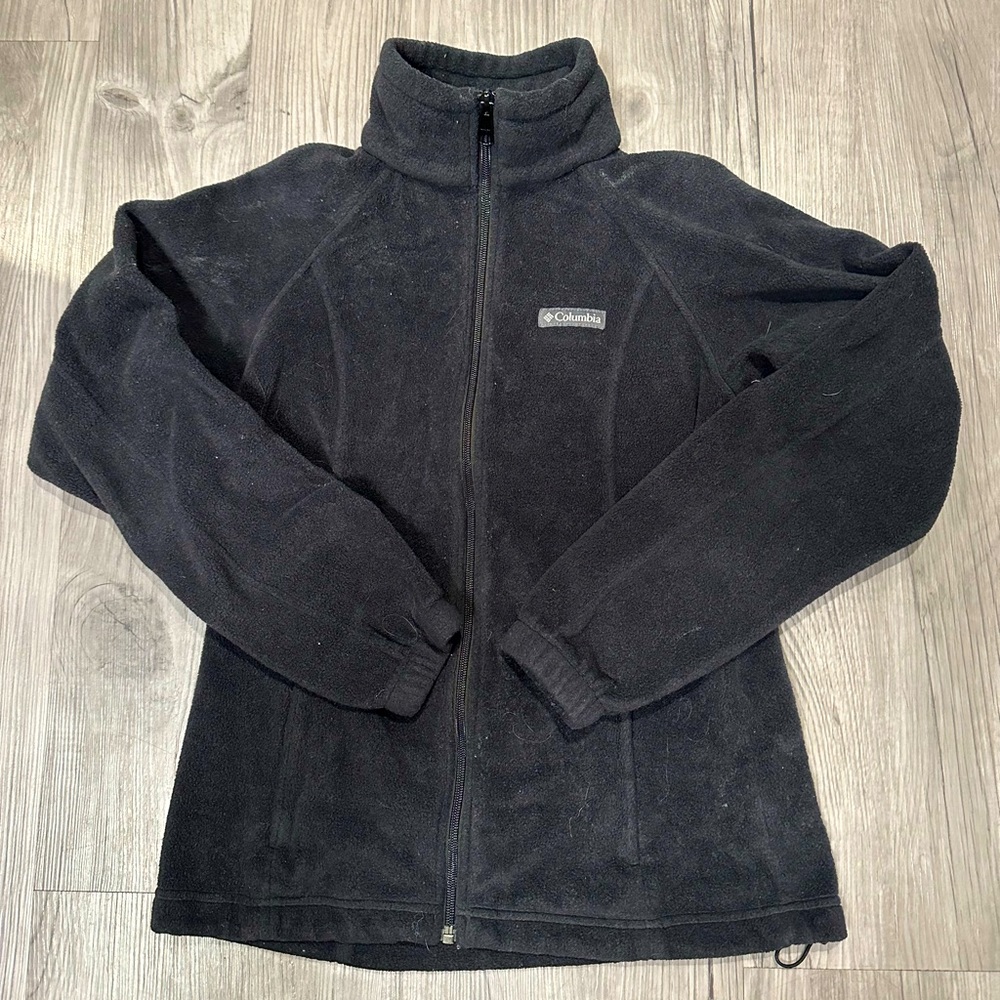 Columbia black zip up fleece